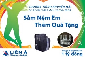 Nệm Liên Á khuyến mãi trị giá hơn 1 tỷ đồng